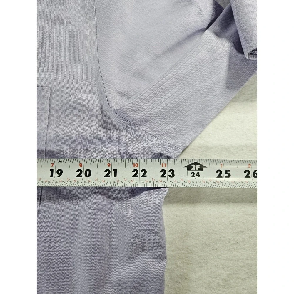 Banana Republic Men's Large Cotton Button Up Shirt Purple Lavender Regular Fit